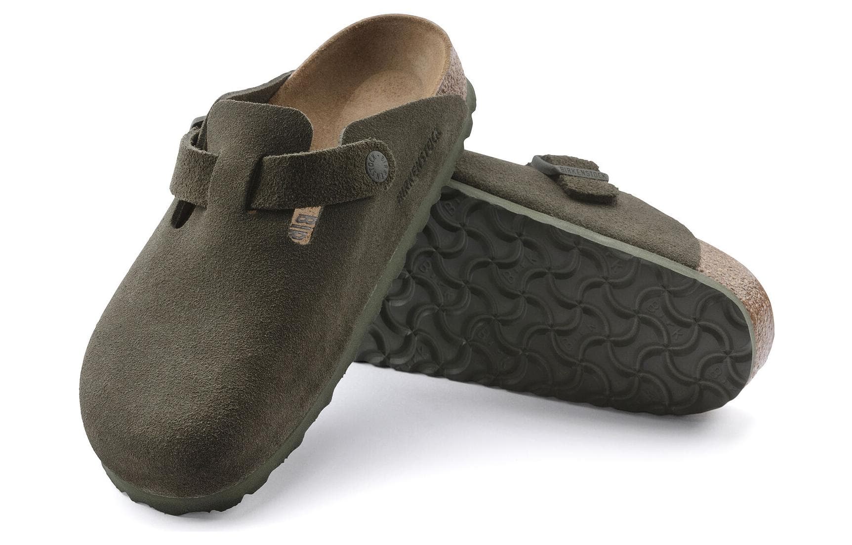 Сандалии Birkenstock ЭВА Стильный Сандалии Унисекс Зелёный Узкая версия - изображение 5