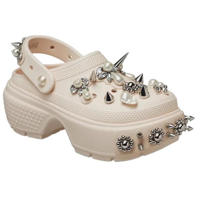 Сабо Crocs x SIMONE ROCHA Stomp ЭВА Сабо Женские Белые - изображение 3