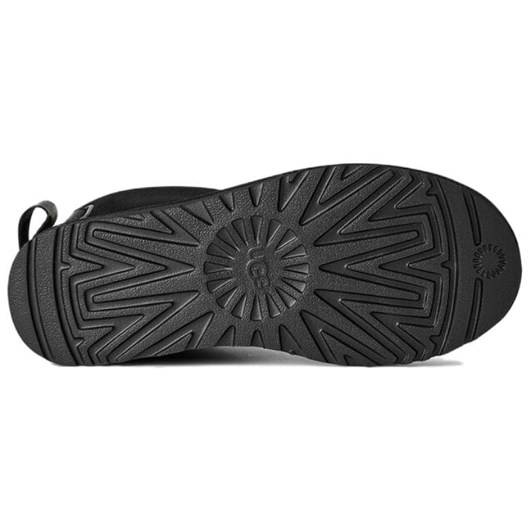 Ботинки зимние UGG Ultra Mini Bailey Кожа Арочный Снеговик Женские Черный - изображение 7