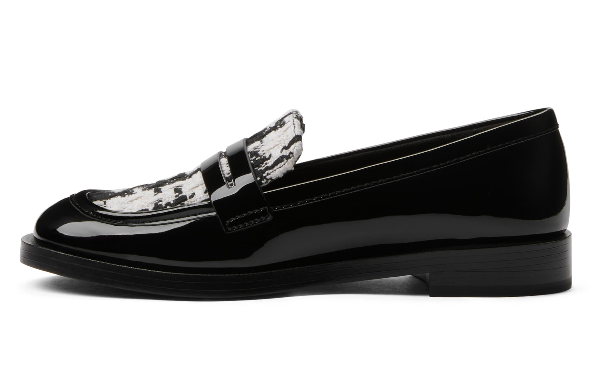 Лоферы CHARLES&KEITH PU Твид Повседневный Плоский Лоферы 2,4 см Женский - изображение 2