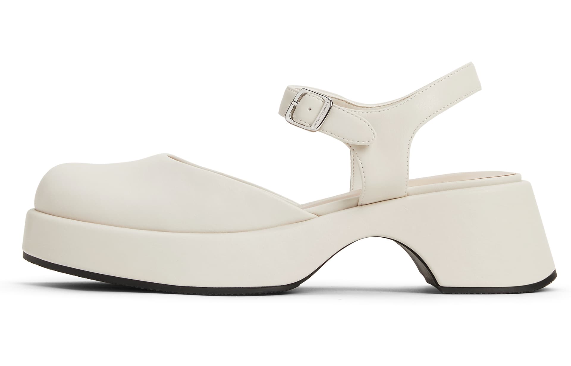 Шлёпанцы CHARLESKEITH ck PU 5.2cm BlackChalkBrown - изображение 1
