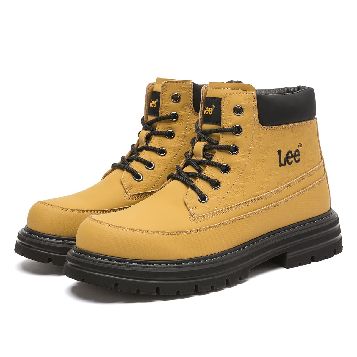 Ботинки Lee Yellow Boots Синтетическая кожа текстиль Короткий Армейские ботинки Мужской - изображение 3
