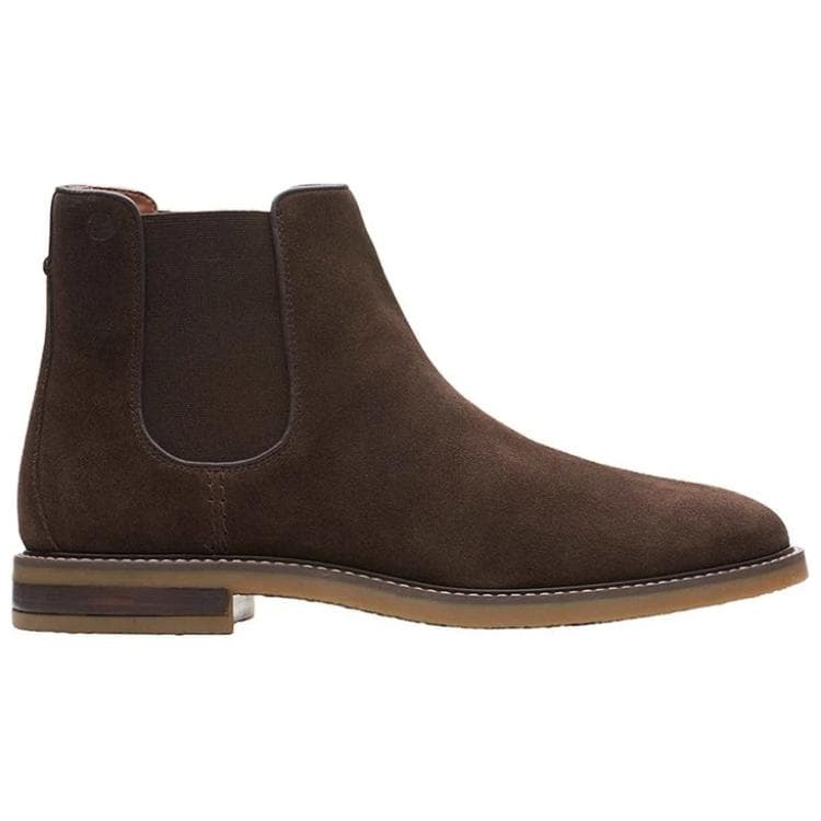 Ботинки челси Clarks Короткий Челси Мужской Коричневый - изображение 2