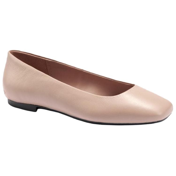 Тапочки Ecco Dance Joy Collection Овчина Повседневная обувь 1 см Женская Телесного цвета - изображение 4