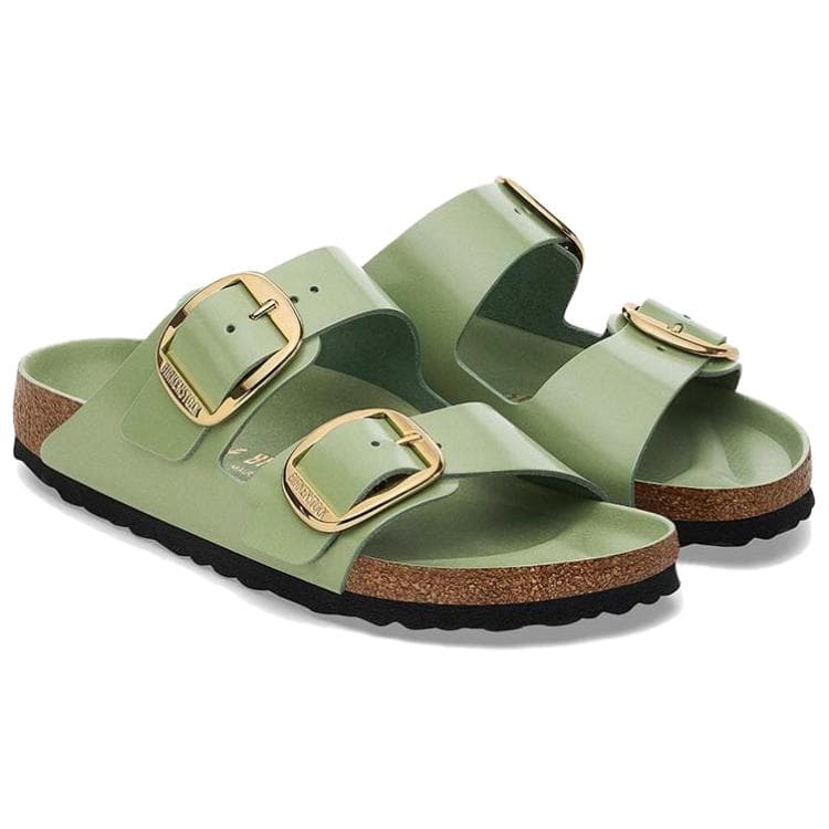 Сандалии Birkenstock Arizona Big Buckle Шлепанцы Женские Зеленые - изображение 4