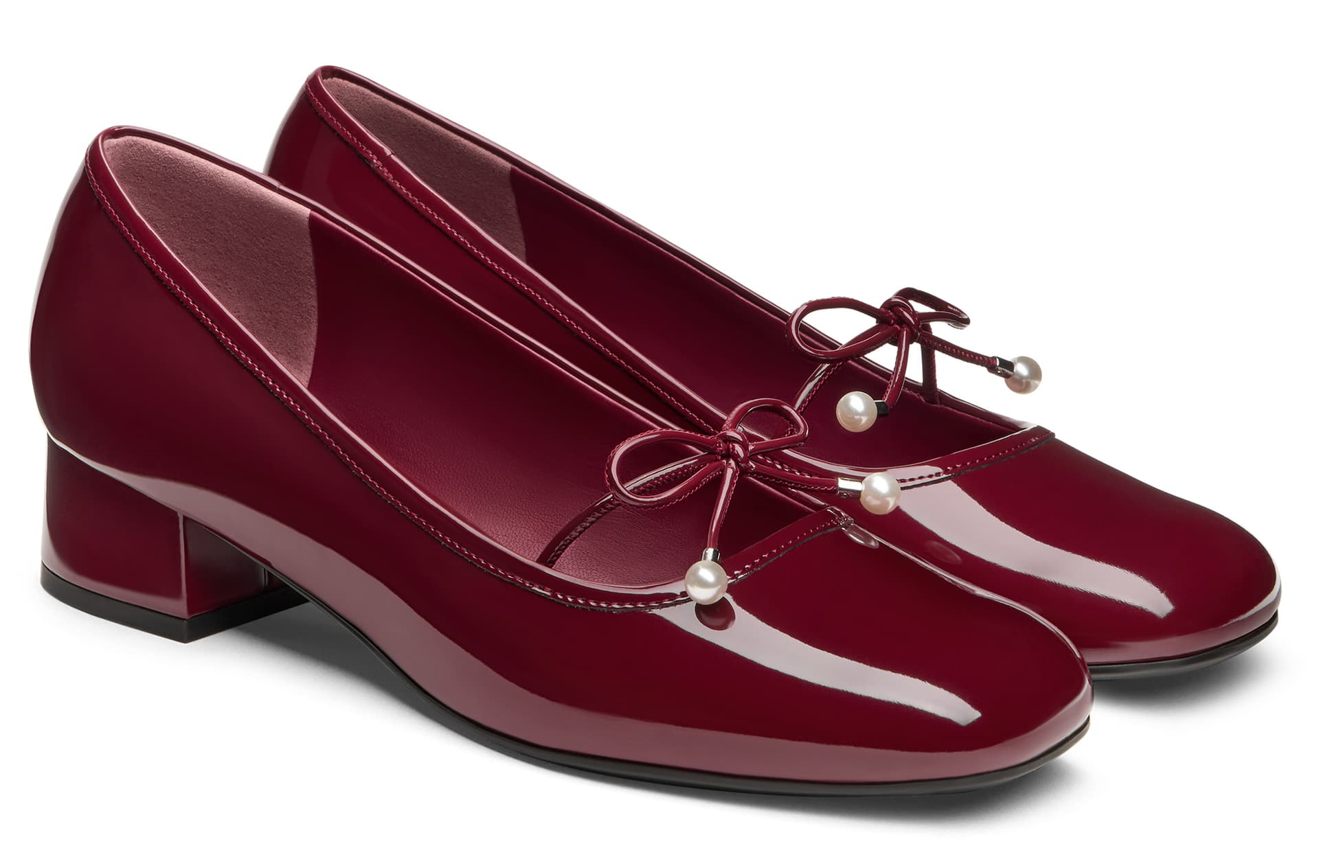 CHARLES&KEITH PU ткань твид бант обувь без подкладки свадебные туфли квадратный каблук туфли Мэри Джейн 3,5 см женские - изображение 2