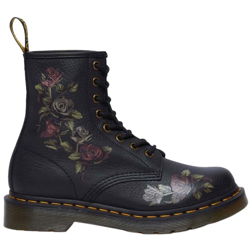 Ботинки Dr.Martens 1460 Кожаные Короткие Армейские Ботинки Женские Черные - изображение 2