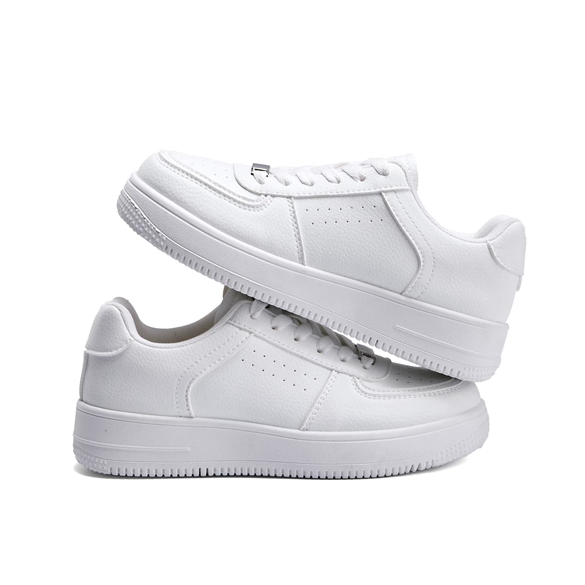 Кроссовки La Chapelle Slip-resistant Abrasion-resistant Low Top Скейтборд Кроссовки Женские Белые - изображение 5