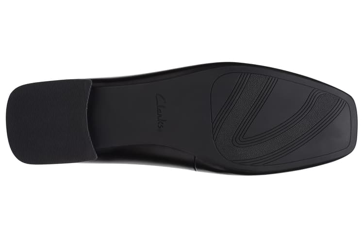 Тапочки Clarks Повседневная обувь из коровьей кожи женская черная - изображение 5