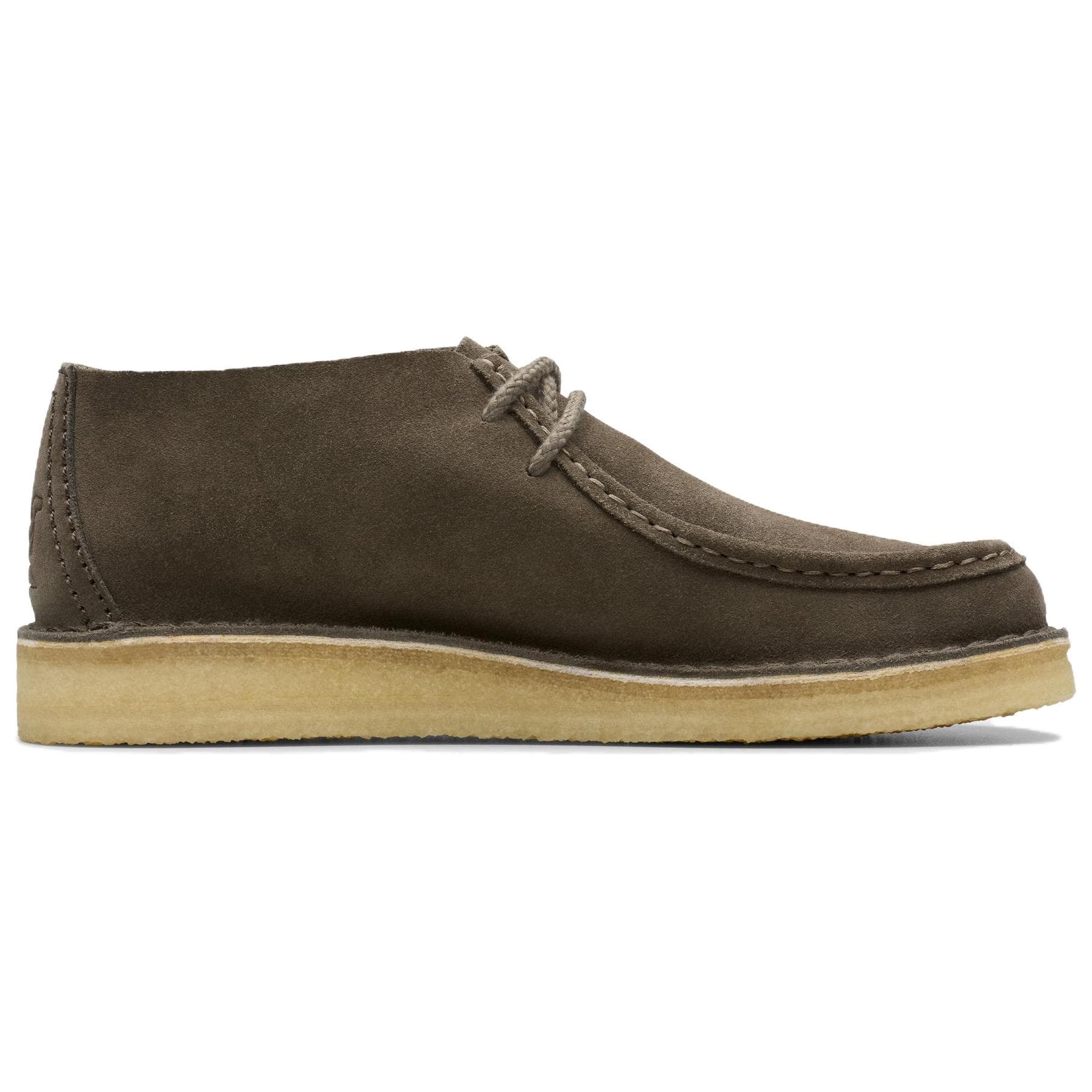 Сапоги CLARKS Пустыня Кочевник Замша Ботильоны Мужские Оливково-зеленые - изображение 2