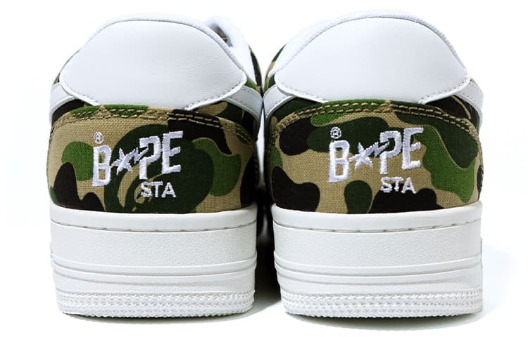 Кроссовки A BATHING APE STA Low Green Camo - изображение 3