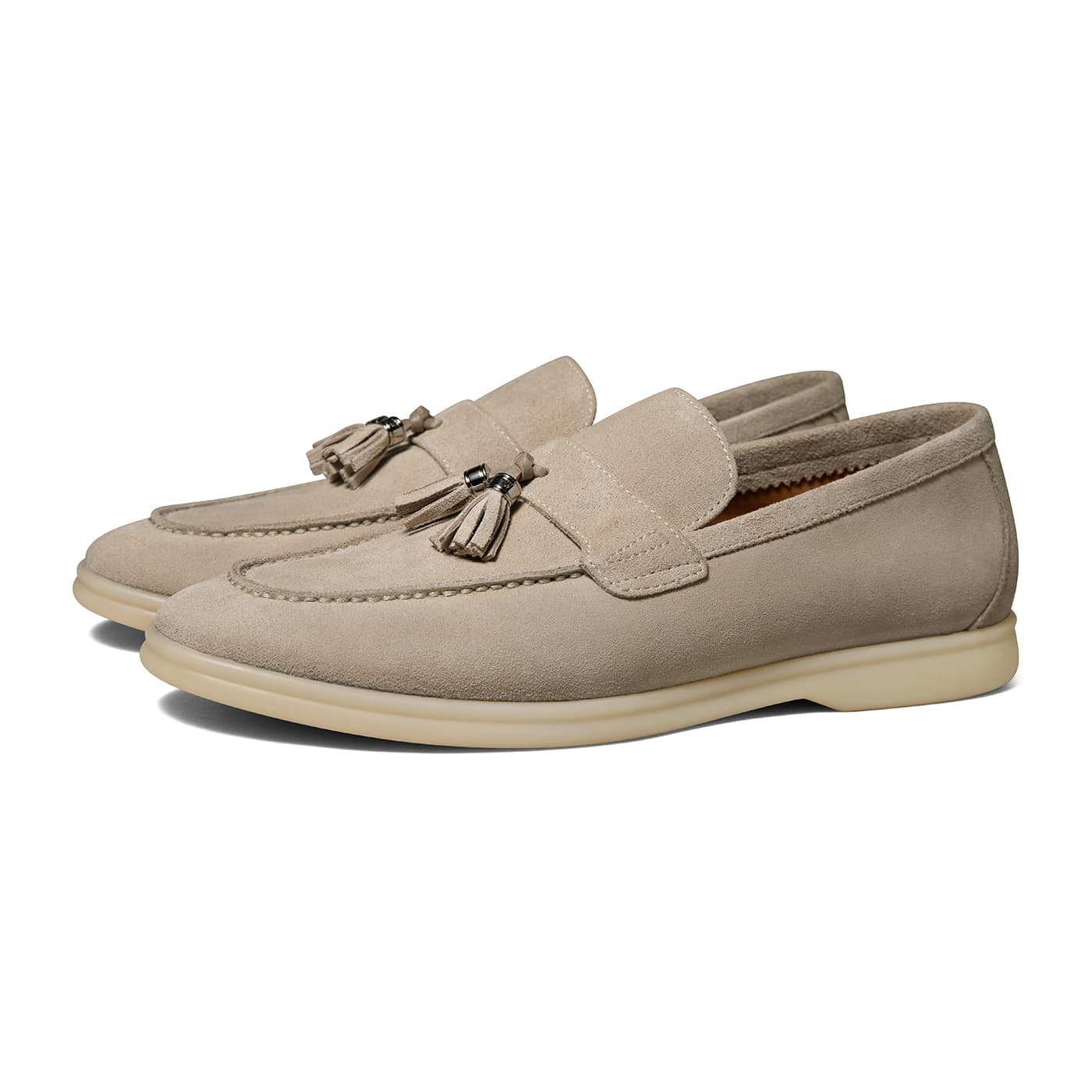 Лоферы THOM WILLS Британский стиль Бизнес Casual Замша Slip-ON Лоферы Мужские - изображение 2