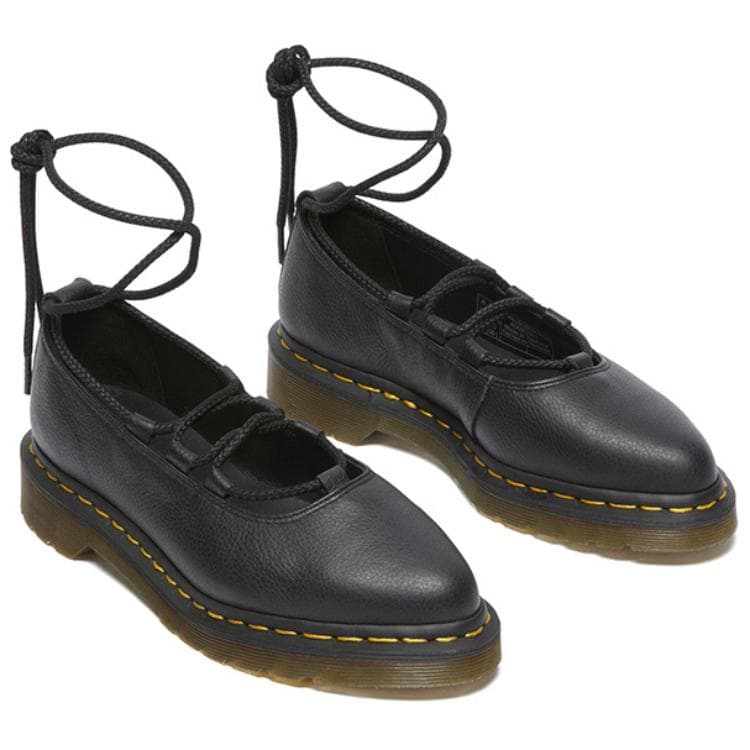 Dr.Martens DR. Martens Elphie II Коровья кожа Тонкие и без объема Туфли Мэри Джейн Женские Черные - изображение 2