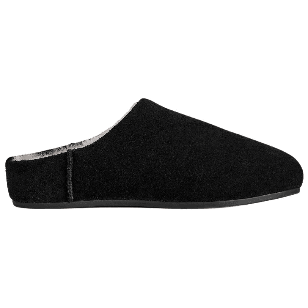 Сандалии UGG Elea Модные Удобные С флисовой подкладкой Мюли Резиновая подошва Домашние тапочки Женские Черные - изображение 2