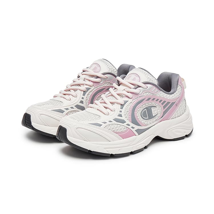 Кроссовки для бега Champion Low Top Беговые кроссовки Унисекс Молочно-белый Розово-фиолетовый - изображение 2