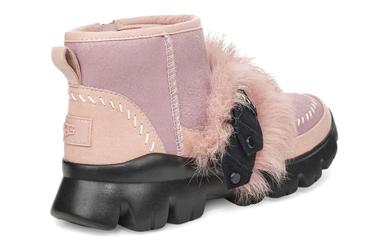 Ботинки зимние UGG Fluff Punk Ankle Boot Crystal Pink - изображение 3