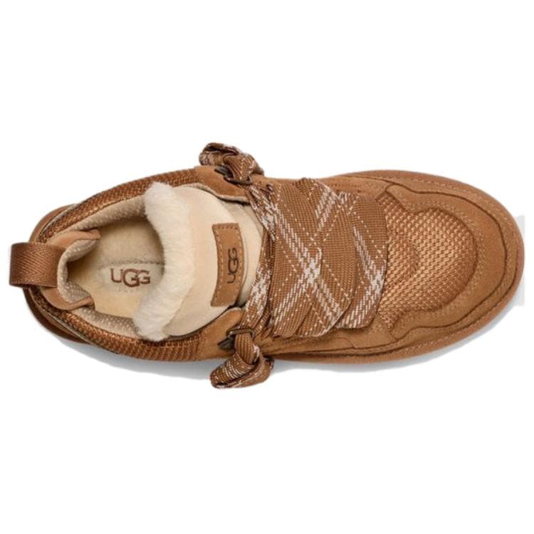 Кроссовки UGG Lowmel Сетчатая ткань замша удобный низкий топ повседневная обувь женский темно-желтый - изображение 4