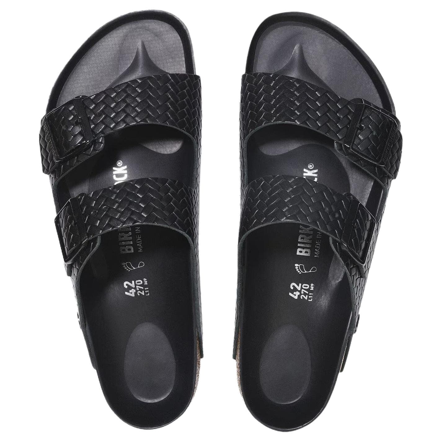 Сандалии Birkenstock Arizona Rivet Logo ЭВА Шлепанцы Унисекс Черный обычный Свободный покрой - изображение 4