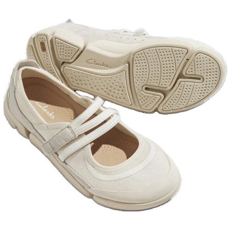 Clarks THREE Лепесток Обувь 2,0 Коллекция Туфли Мэри Джейн Женские Белые - изображение 5