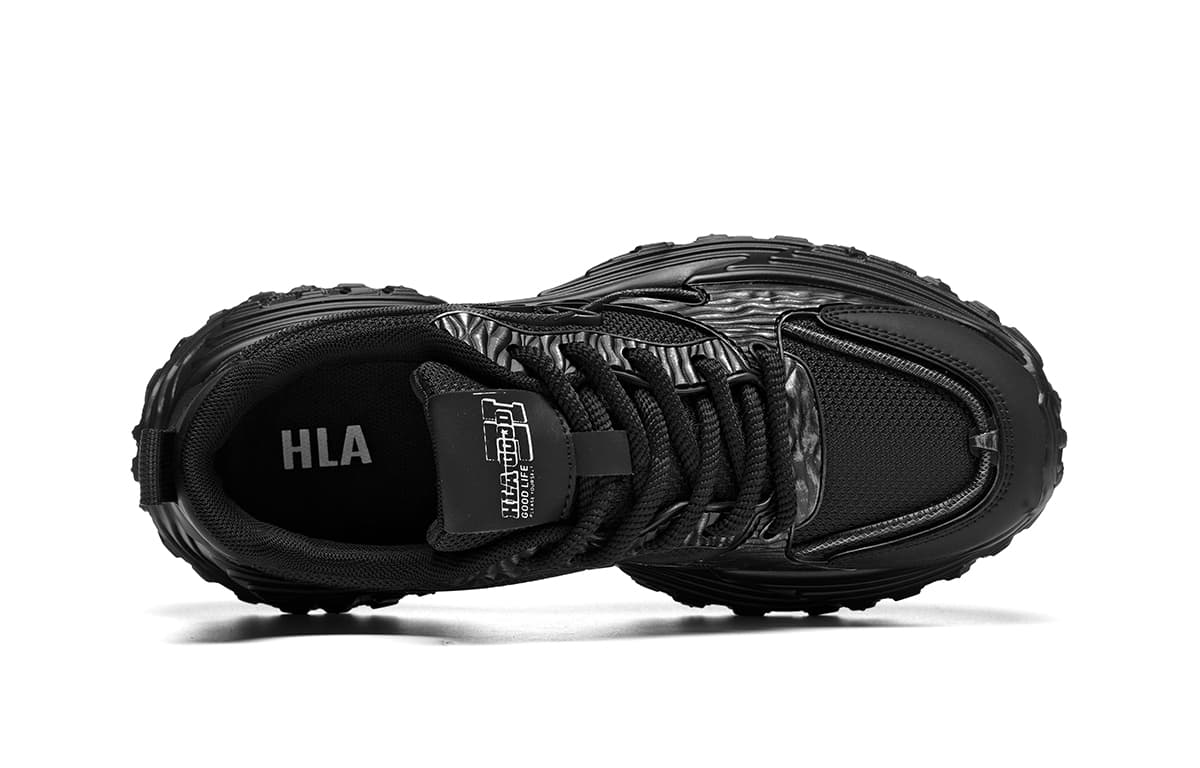 Кроссовки HLA Платформа Устойчивая к истиранию Увеличение Высоты Кроссовки с Толстой Подошвой Повседневные Спортивные Кроссовки Мужские - изображение 3