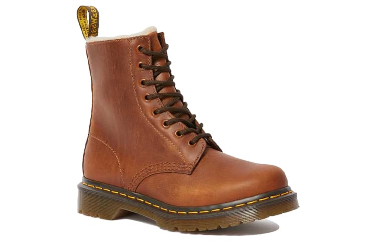 Ботинки Dr. Martens 1460 Faux Fur Lined Brown - изображение 3