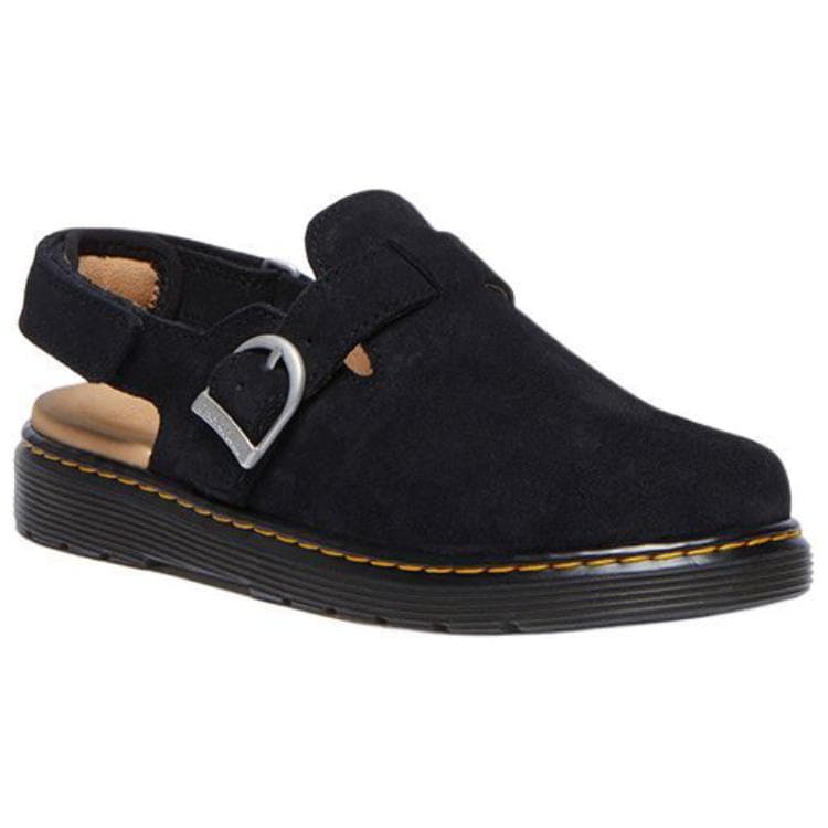 Тапочки Dr.Martens Спилок Коровья Кожа Повседневная Обувь Женская Черная - изображение 3