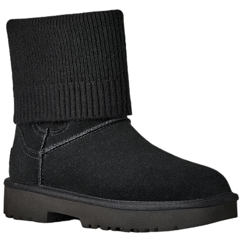 Ботинки челси UGG Classic Novelty Спилок Коровья Кожа Короткий Челси Женский Черный - изображение 3