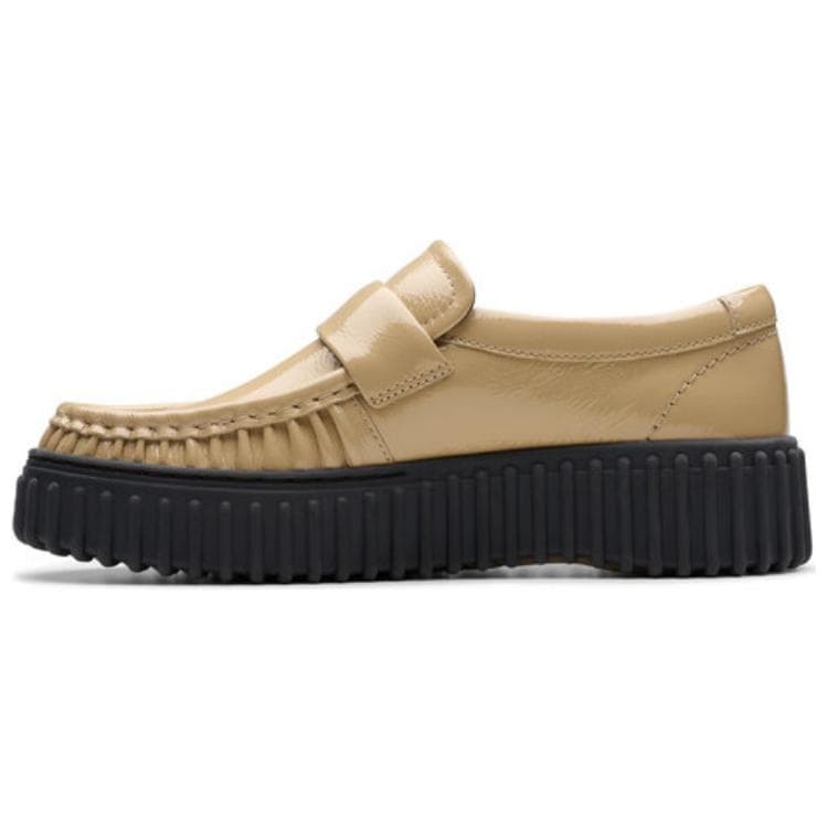 Лоферы Clarks Коровья кожа Удобные Лоферы Женские Светло-коричневые - изображение 1
