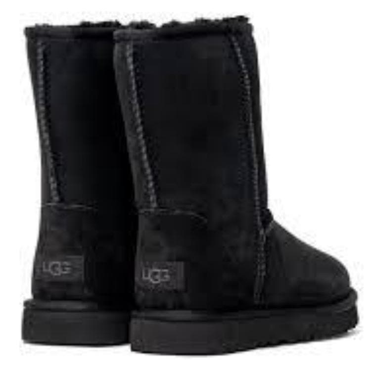 Ботинки зимние UGG Classic Short II Black - изображение 4