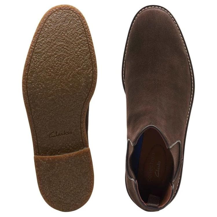 Ботинки челси Clarks Короткий Челси Мужской Коричневый - изображение 7