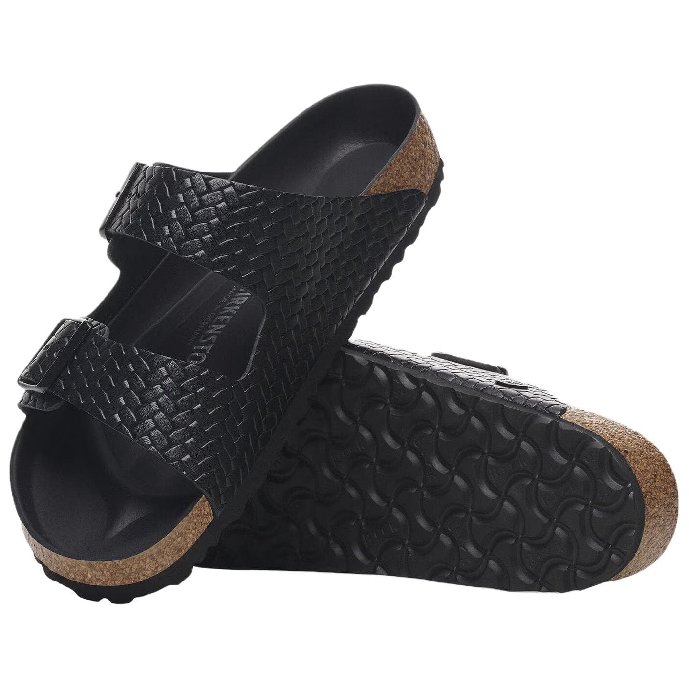 Сандалии Birkenstock Arizona Rivet Logo ЭВА Шлепанцы Унисекс Черный обычный Свободный покрой - изображение 5
