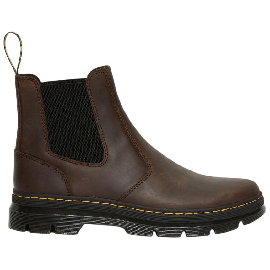 Ботинки челси Dr.Martens Кожа Короткий Челси Унисекс Темно-коричневый - изображение 2