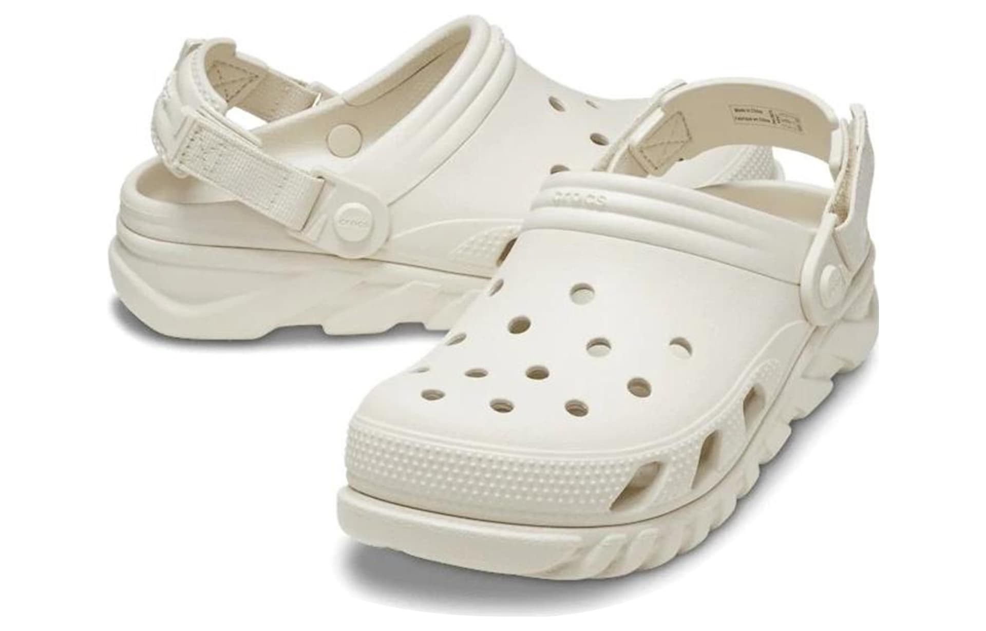 Сабо Crocs Duet Max Clog ЭВА Сабо резиновые Унисекс Бетонно-серый - изображение 4