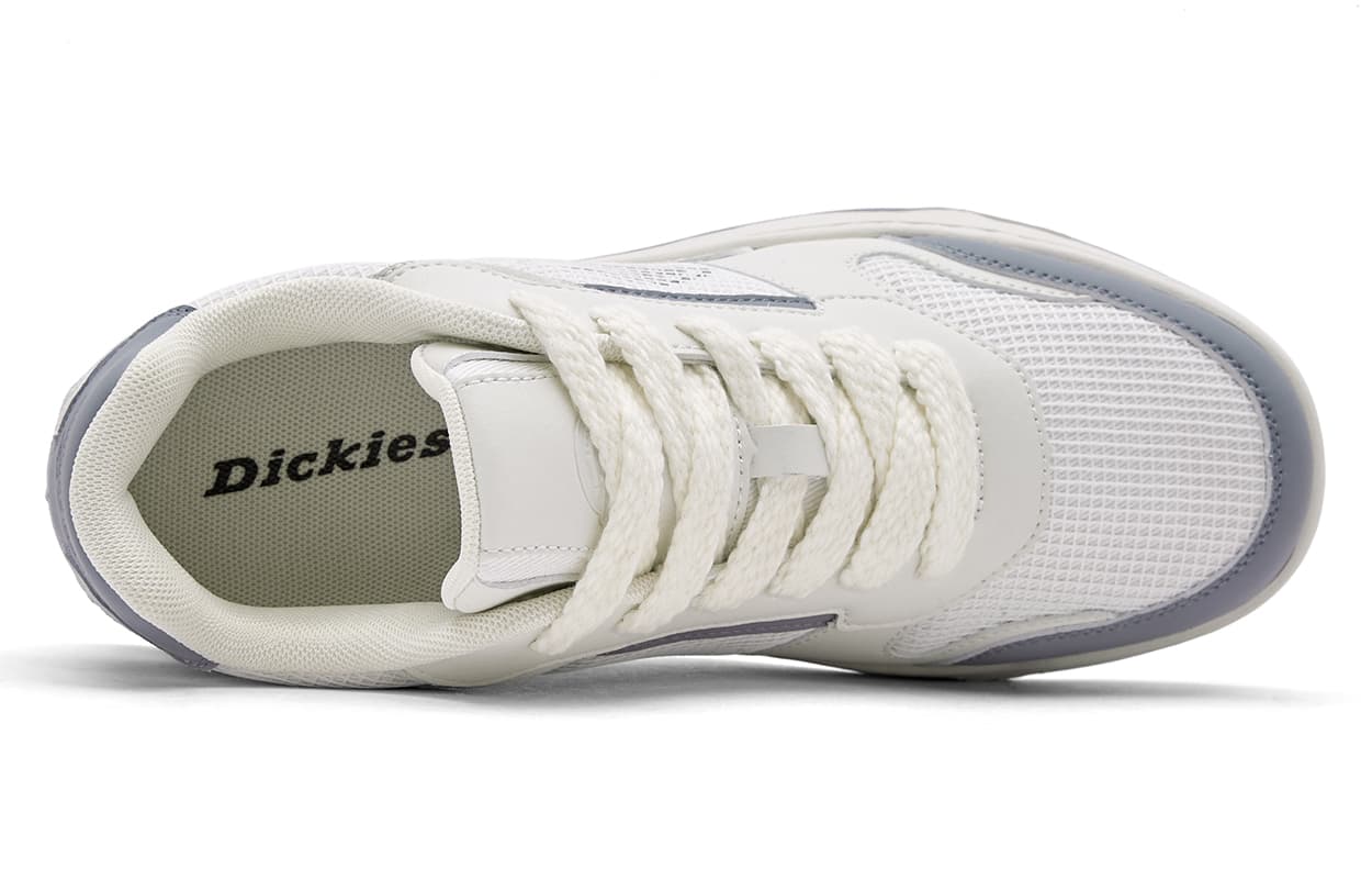Кроссовки Dickies Низкие кеды для скейтбординга Мужские Белые Серые - изображение 3