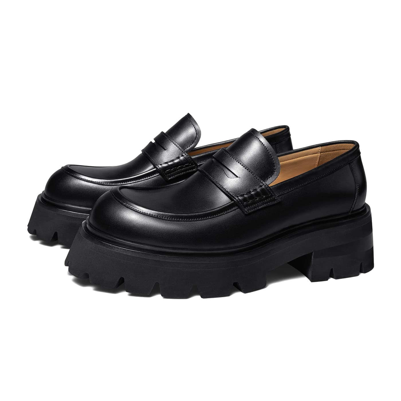 Лоферы THOM WILLS Британский стиль Повседневные Универсальные Лоферы Slip-On "Старые деньги" Мужские Черные - изображение 2