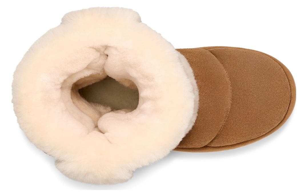 Ботинки UGG кожа высокие сапоги до колена женские коричневые - изображение 2