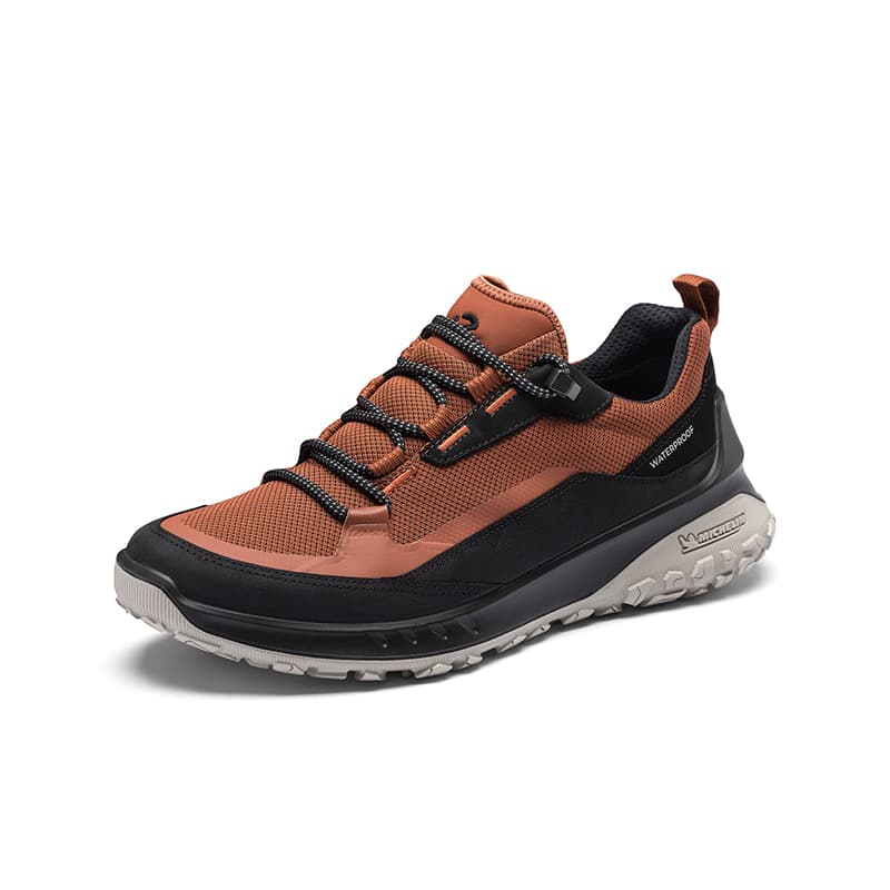 Кроссовки Ecco Outdoor Low Black Brown - изображение 1
