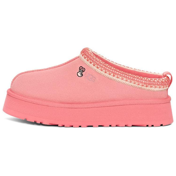 Сандалии UGG Tazz Love '25 Удобные Универсальные Флисовые Подкладочные Мюли с Противоскользящим ЭВА Домашние Тапочки Женские - изображение 1