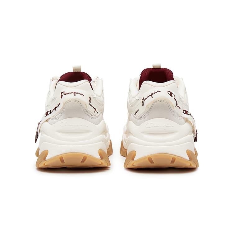 Кроссовки Champion Low Top Massive Sneakers Unisex Молочно-белый Преппи Красный - изображение 3