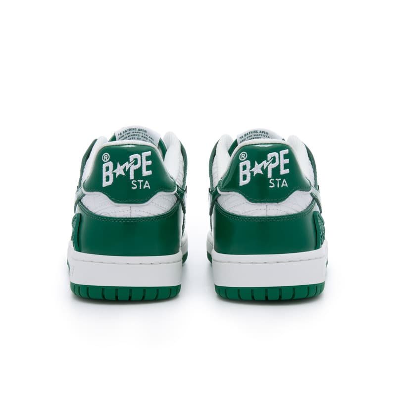 Кроссовки A BATHING APE STA Кожа Стильная Обувь для Скейтбординга Женская - изображение 2