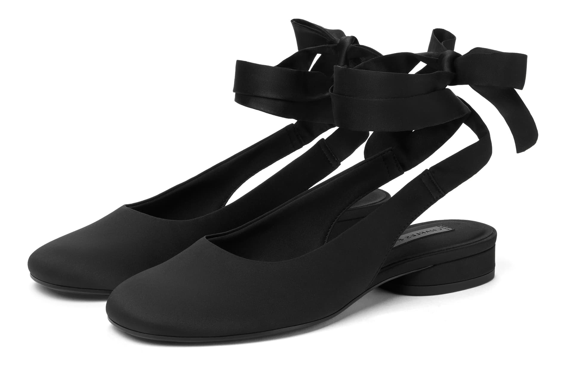 Тапочки CHARLES&KEITH Женские повседневные туфли-балетки с перекрестным ремешком, круглый носок, плоская подошва, 2 см - изображение 2