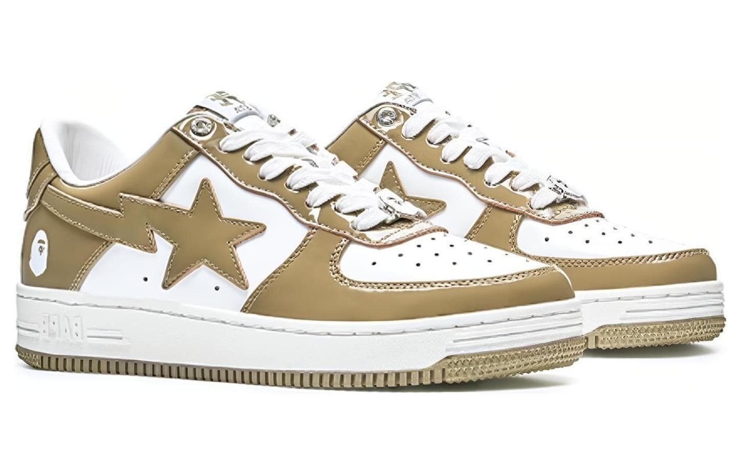 Кроссовки A BATHING APE STA Low White Brown - изображение 4
