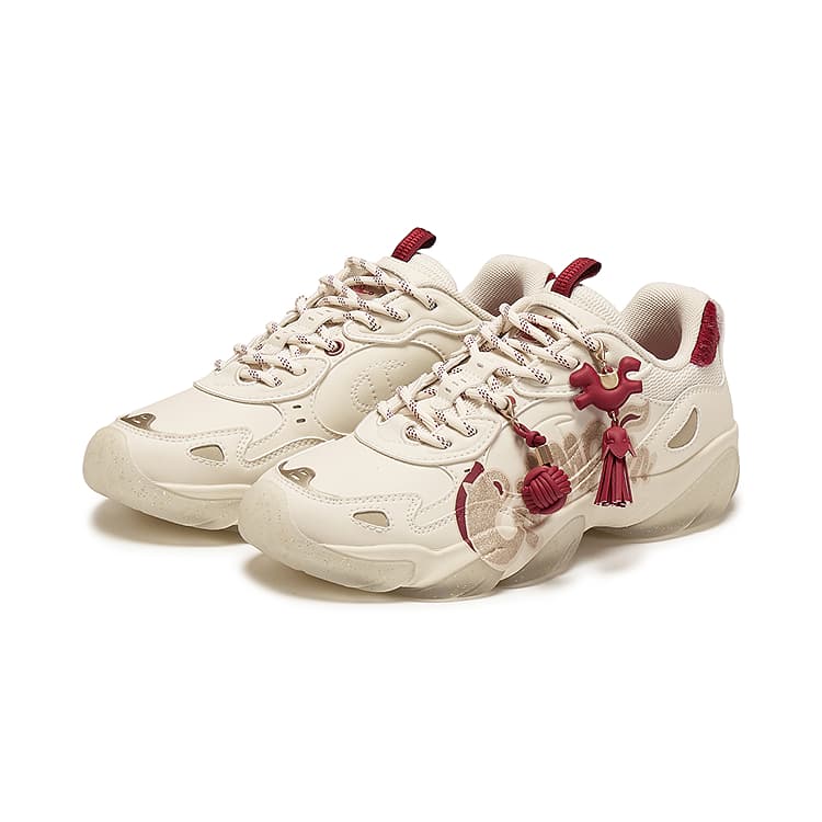 Кроссовки Champion Low Top Crepe Sneakers Женские Новогодний Красный - изображение 2