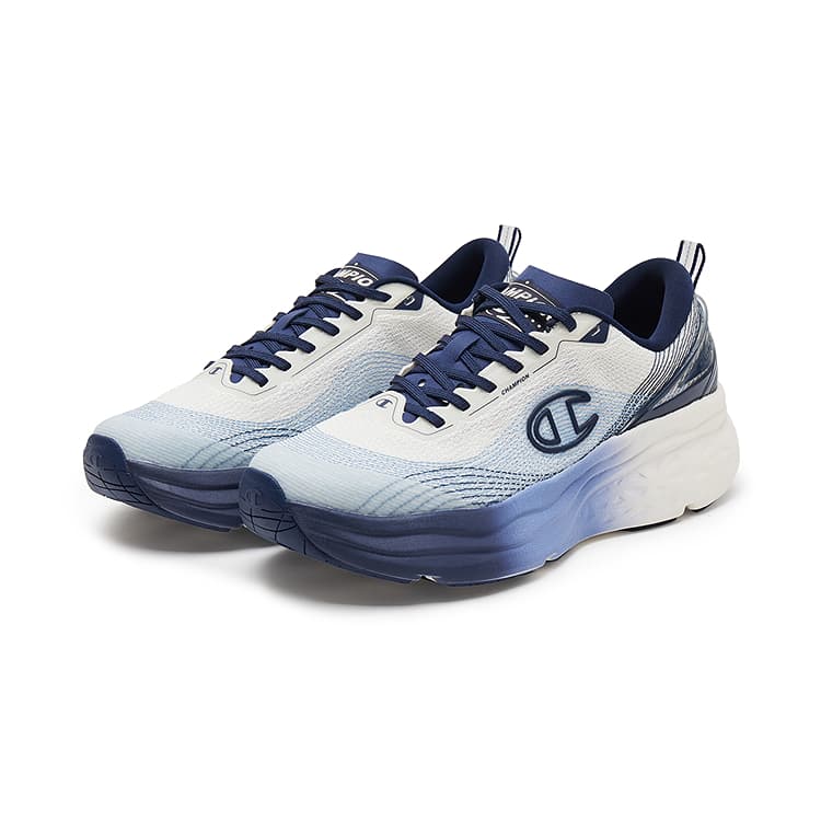 Кроссовки для бега Champion Support Low Top Беговые кроссовки Мужские Молочно-белый Морской синий - изображение 2