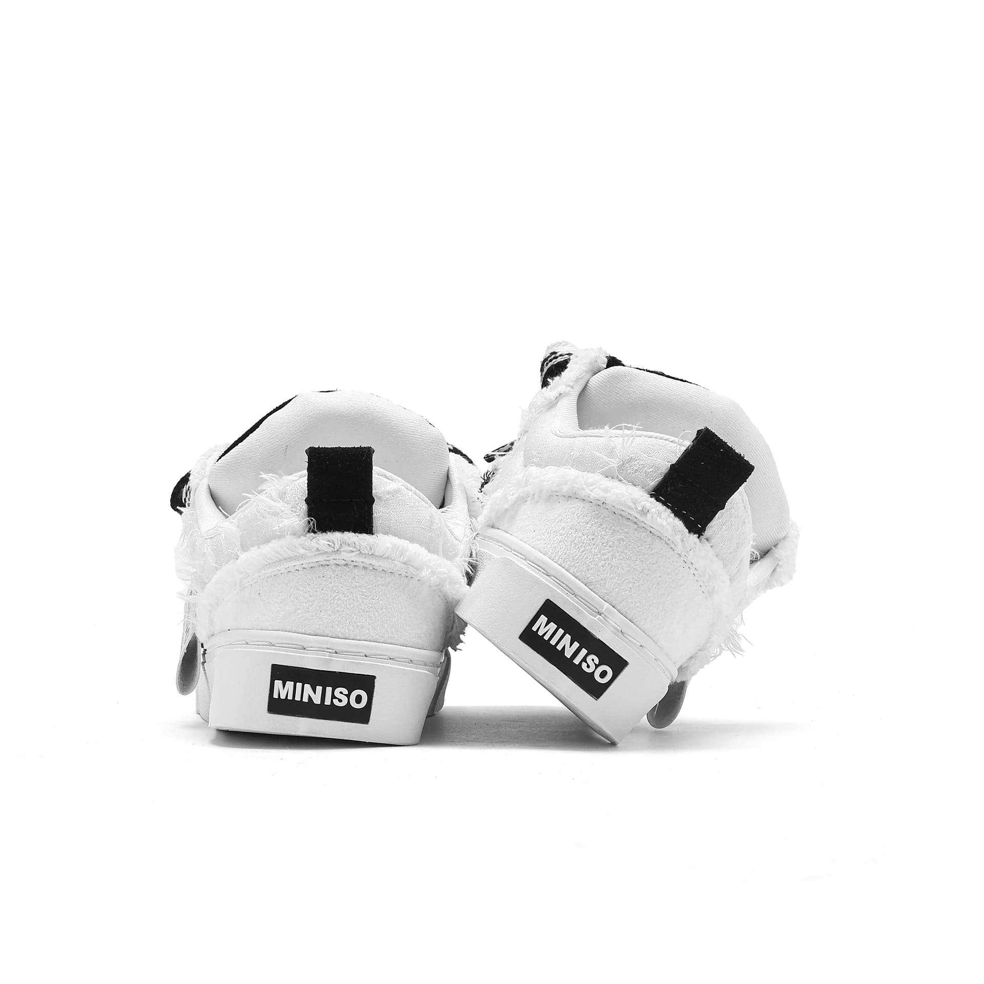 Кеды Miniso Low-Top Classic White Black Unisex Miniso Низкие кеды Классические Белый Черный Унисекс - изображение 4