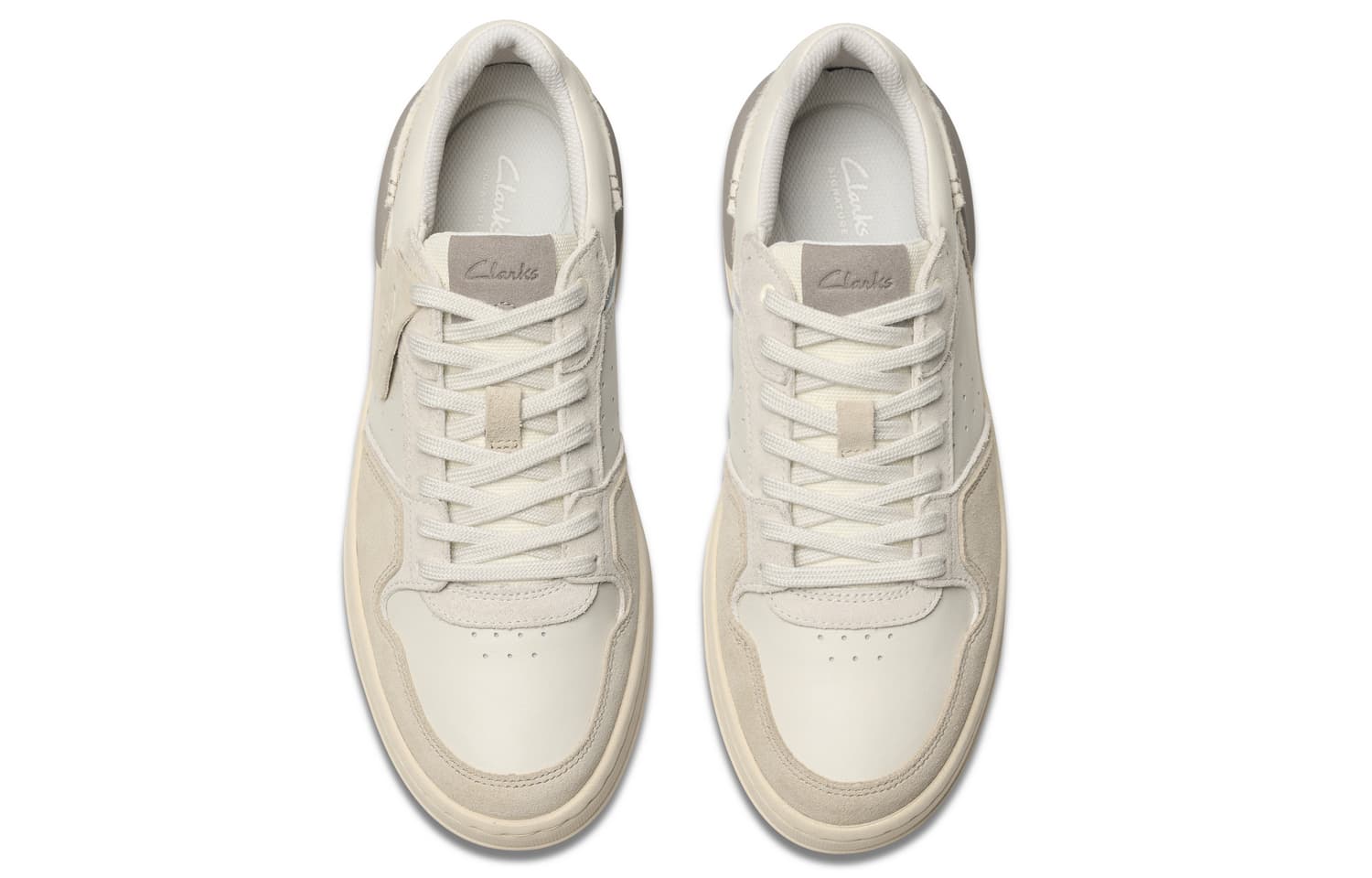 Кроссовки Clarks Скейтборд Кроссовки Мужские Белые - изображение 3