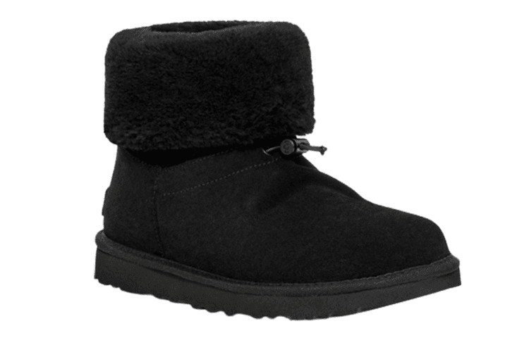 Ботинки зимние UGG Термические противоскользящие короткие снегоботинки женские каштановые - изображение 4