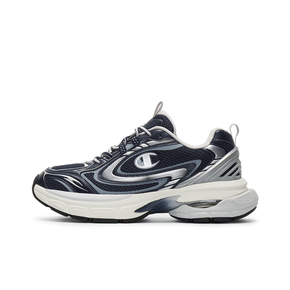 Кроссовки для бега Champion Low Top Беговые кроссовки Мужские Морской синий Серебряный Белый - изображение 1