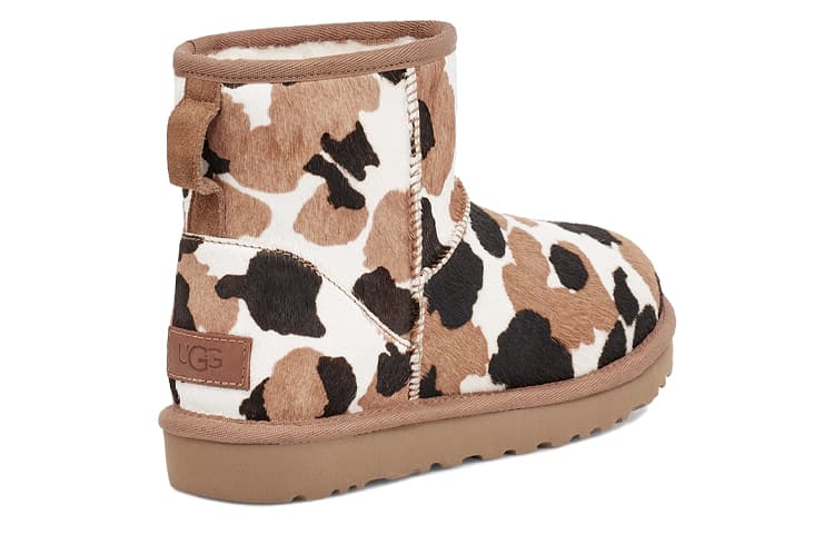 Ботинки зимние UGG Classic Mini Cow Print - изображение 5