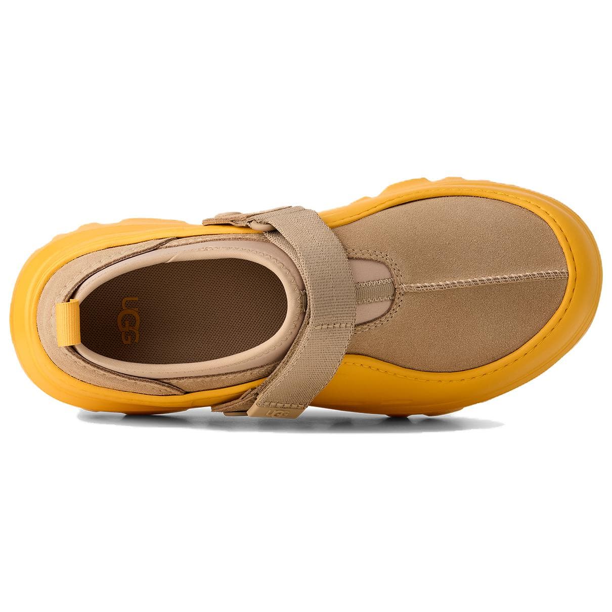 Кроссовки UGG PeakMod Синтетическая кожа Спилок коровьей кожи Низкий топ Повседневная обувь Унисекс Пшенично-желтый - изображение 3